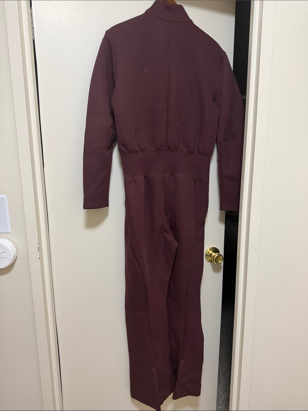 Nike Women's Burgundy Full-Zip Jumpsuit - Picture 6 of 8